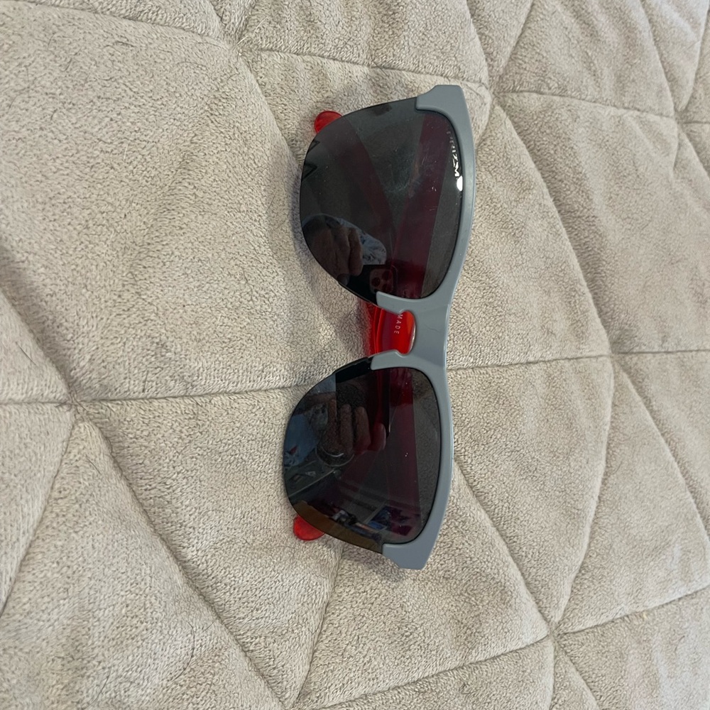 Oakley Gray and Red Sunglasses